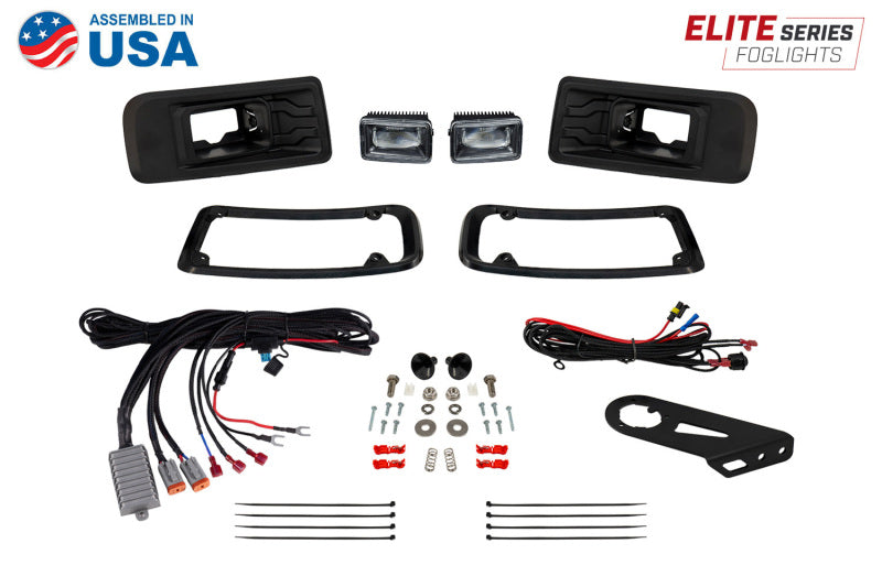 Diode Dynamics 2022+ Ford Maverick Elite Series Add-On LED Fog Light Kit Yellow Secondary image