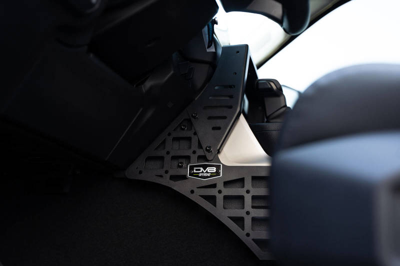 DV8 Offroad 22-23 Toyota Tundra Center Console Molle Panels/Device Mount in vehicle interior
