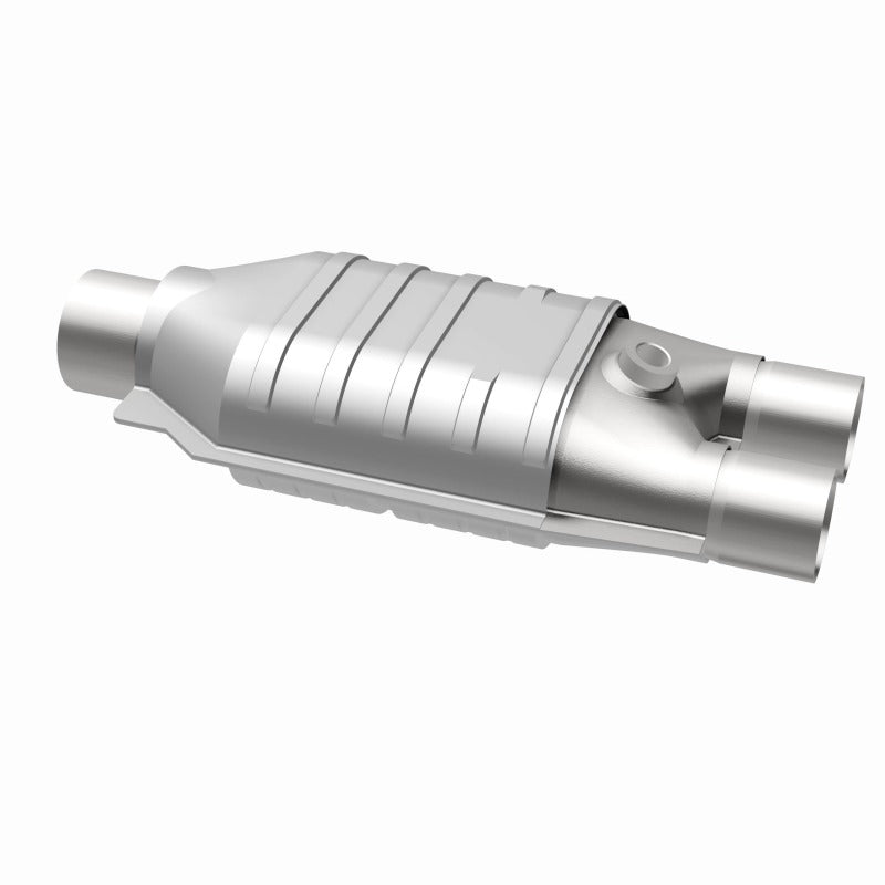 MagnaFlow Conv Univ 2/2.5 D/S Single O2 FED catalytic converter for offroad performance upgrades