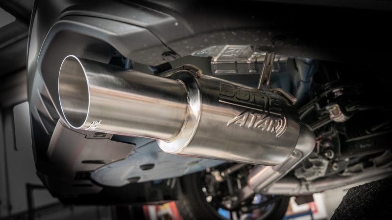 Borla 22-24 Subaru WRX ATAK Cat Back Exhaust close up view