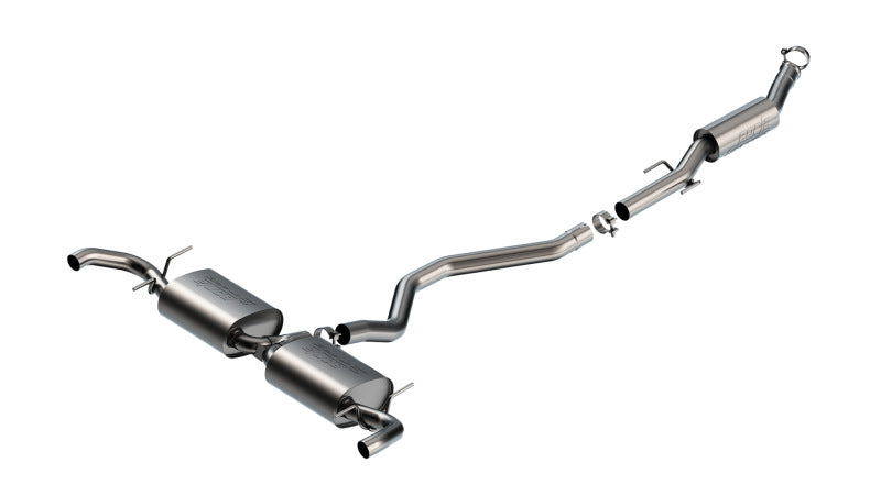 Borla 22-24 Jeep Grand Cherokee 4xe 2.0 L4 AWD S-Type Cat-Back Exhaust w/o Tips Secondary image