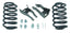 MaxTrac 07-14 GM C/K1500 SUV 2WD/4WD 4in Rear Lowering Kit parts including drop springs and hardware.