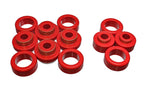 Energy Suspension 87-96 Dodge Dakota 2WD Red Body (Cab) Mount Set for offroad performance upgrades