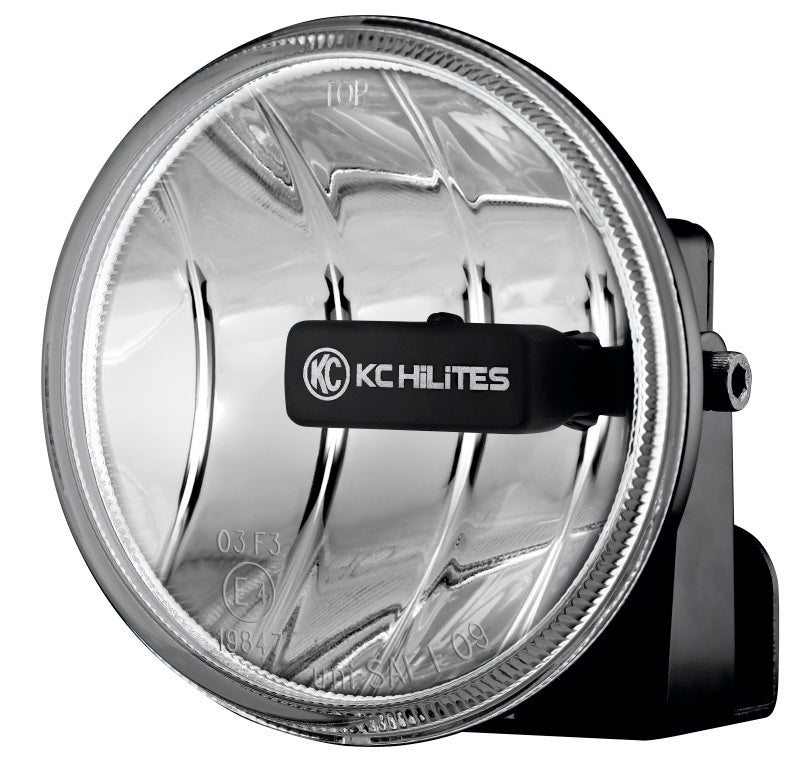 KC HiLiTES 4in. Gravity G4 LED Light 10w SAE/ECE Clear Fog Beam (Single) for offroad lighting and electrical.