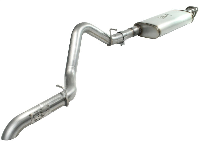 aFe MACHForce XP Exhaust Cat-Back SS-409 04-06 Jeep Wrangler TJ Unl L6 4.0L 2.5in Off-Road No Tip Secondary image