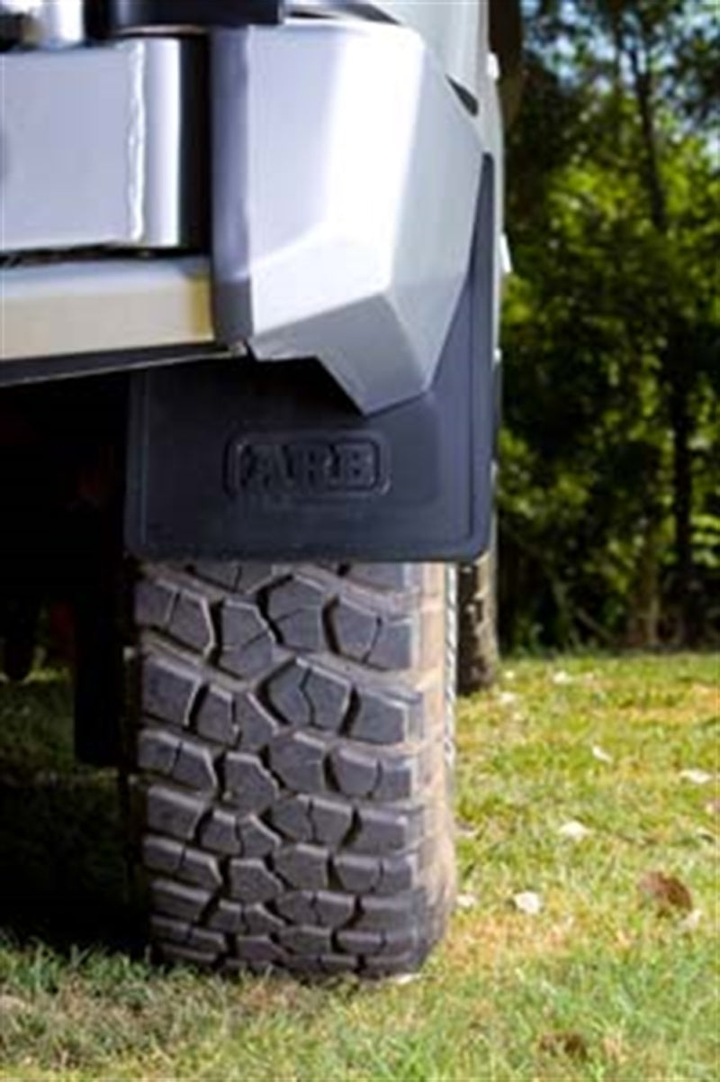 ARB Mudflap One Unit installed on offroad vehicle tires