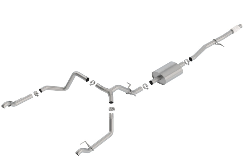Borla 2019 Chevy Silverado 1500 5.3L V8 CC SB 147.4in WB S-Type Cat-Back exhaust system parts Main image