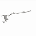 MagnaFlow Cat-Back 12-16 Jeep Wrangler GT 3.6L V6 Black Tips exhaust system for offroad performance upgrades.