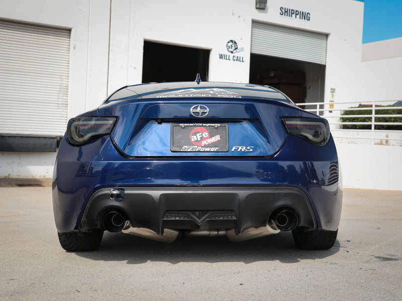 aFe Takeda Exhaust Axle-Back 13-15 Scion FRS / Subaru BRZ 304SS Black Dual Tips Exhaust Secondary image