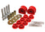 Energy Suspension 99-04 Ford F-150 Lightning 2WD Red Rear Sway Bar Bushing Set (Inc End Links) components