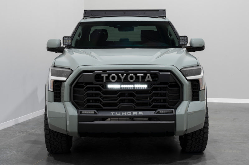 Diode Dynamics 2022+ Toyota Tundra TRD Pro Grille Light Bar Kit - Amber Combo Secondary image