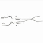 MagnaFlow SYS C/B 67-70 Mustang 2.50inch w/Tru-X parts layout