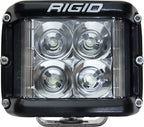 Rigid Industries D-SS - Flood - Single - Black Housing offroad lighting for trucks and Jeep Wrangler accessories