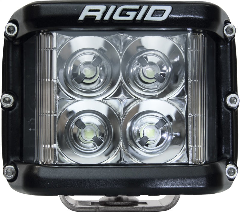 Rigid Industries D-SS - Flood - Single - Black Housing offroad lighting for trucks and Jeep Wrangler accessories