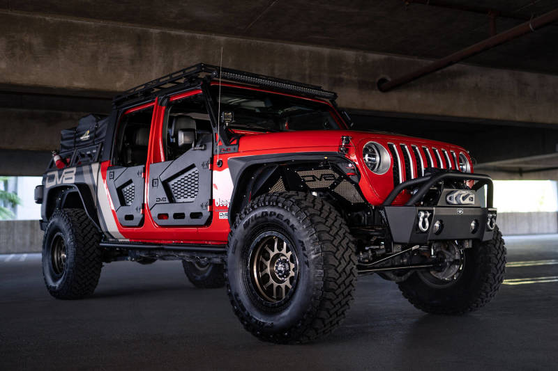 DV8 Offroad 18-22 Jeep Wrangler JL/JT Spec Series Half Doors - Front Set Secondary image