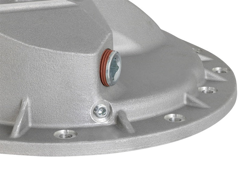 aFe Power Rear Differential Cover Raw w/Machined Fins Street Ser. 16-17 Nissan Titan XD (AAM 9.5-14) Secondary image