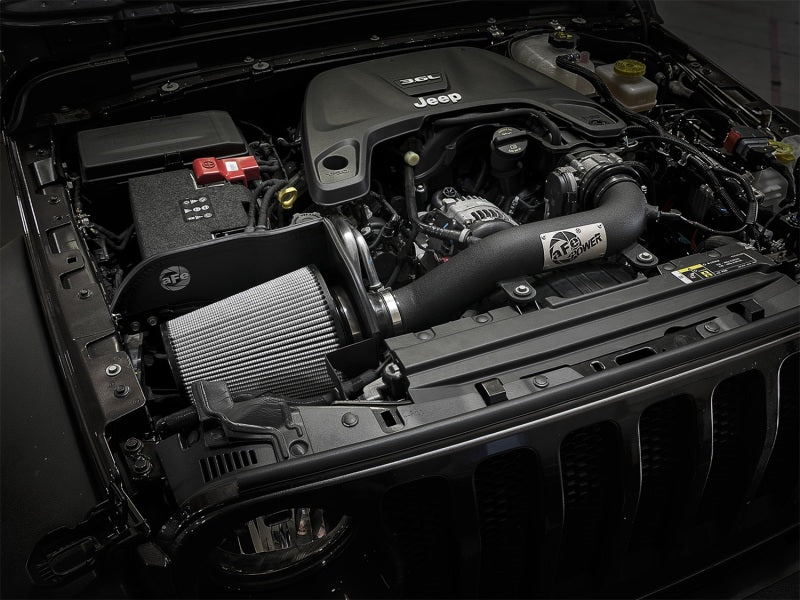 aFe Magnum FORCE Stage-2 XP Pro DRY S Cold Air Intake System 2018+ Jeep Wrangler (JL) V6 3.6L Secondary image