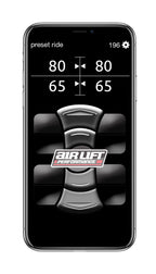 Air Lift Performance 3P (3/8 Air Line No Tank No Comp) control app display for offroad suspension.