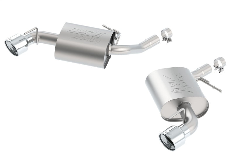 Borla 16-17 Chevy Camaro 3.6L V6 Single Split Rear Exit ATAK Axle-Back Exhaust system with polished tips