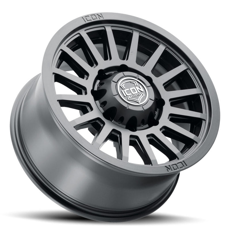 ICON Recon SLX 18x9 8x6.5 BP 12mm Offset 5.5in BS 121.4mm Hub Bore Satin Black Wheel Secondary image