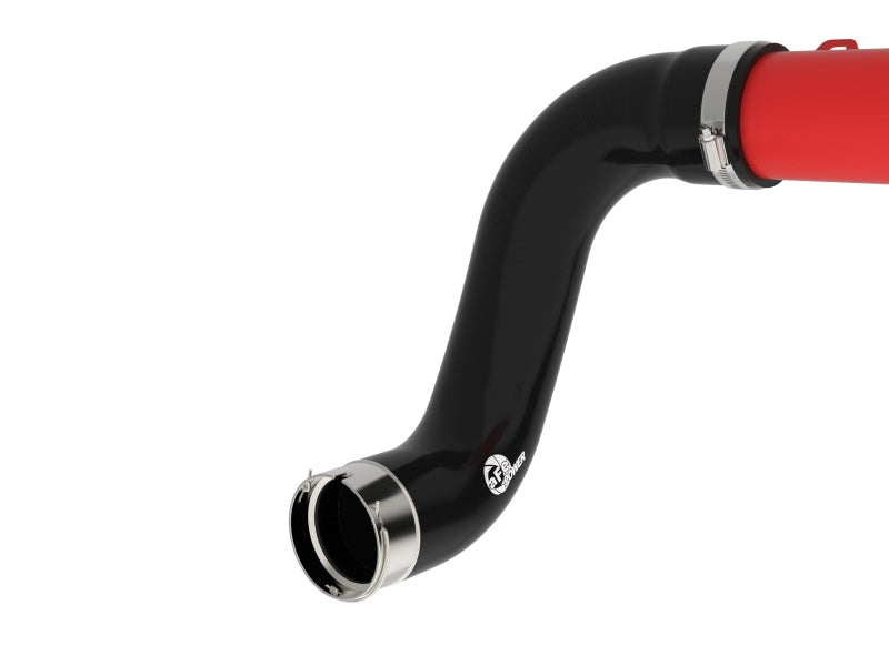 aFe 22-24 Ford Bronco Raptor BladeRunner Aluminum Hot and Cold Charge Pipe Kit Red Secondary image