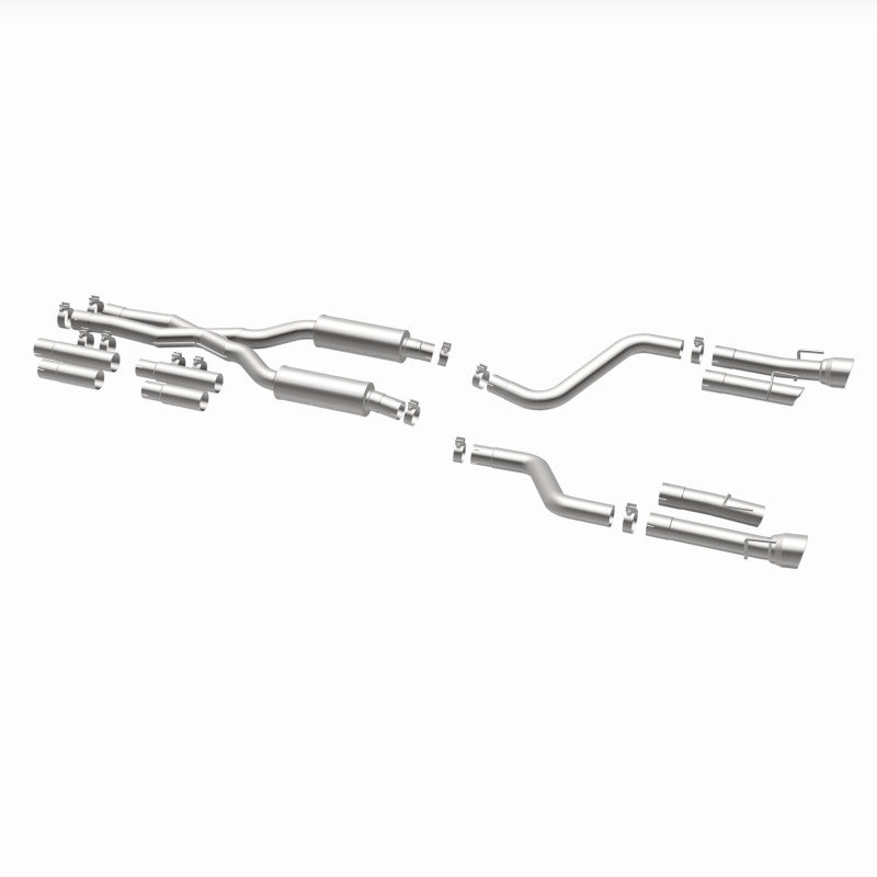 MagnaFlow 2017+ Dodge Charger 409 SS Polished 3in Quad Tips Cat-Back Exhaust components