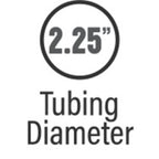 2.25" Tubing Diameter for MagnaFlow Sys C/B Civic Ex/Si 2/4Dr 96-On