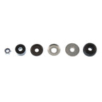 Bilstein B6 1955 Chevrolet Bel Air Base Rear 46mm Monotube Shock Absorber washers and rubber bushings for performance upgrade