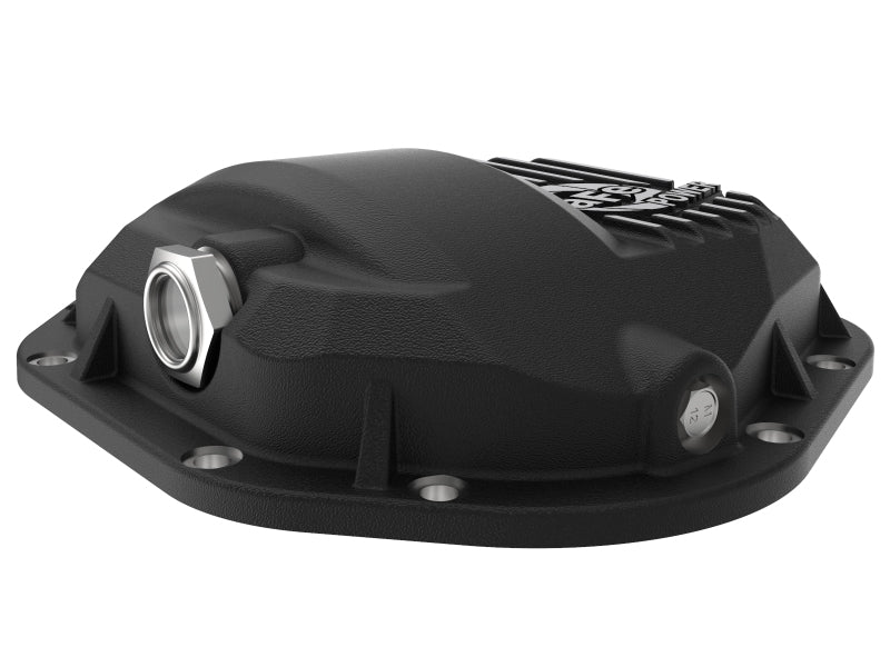 aFe Pro Series Dana 60 Front Differential Cover Black w/ Machined Fins 17-20 Ford Trucks (Dana 60) Secondary image