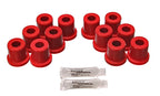 Energy Suspension 81-89 Toyota FJ40/FJ60 Landcruiser 2/4WD Red Front Leaf Spring Bushing (Set of 12) for offroad performance upgrades