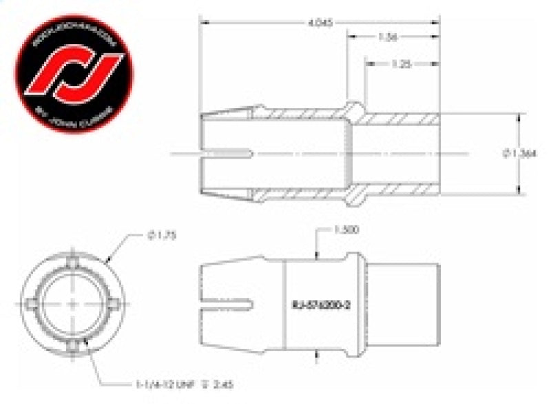 RockJock RockNut Kit Nut and Bung 1 1/4in LH Thread Secondary image