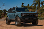 ICON Compression 17x8.5 6x5.5 25mm Offset 5.75in BS 95.1mm Bore Titanium Wheel on off road Ford Bronco