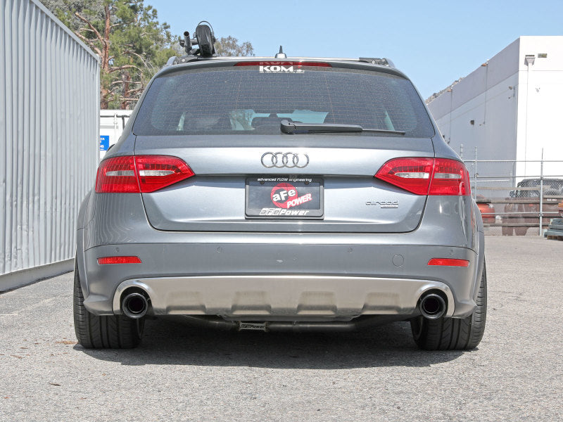 aFe MACH Force-Xp 13-16 Audi Allroad L4 SS Axle-Back Exhaust w/ Black Tips Secondary image