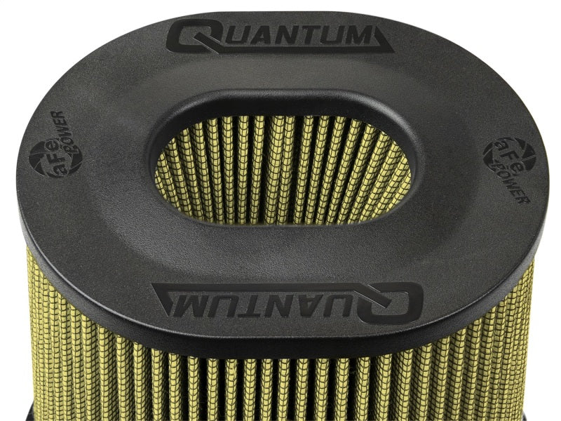 aFe Quantum Pro-Guard 7 Air Filter Inverted Top - 5in Flange x 8in Height - Oiled PG7 Secondary image