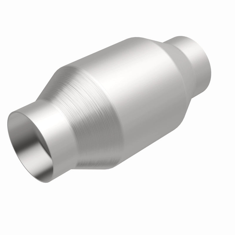 MagnaFlow Conv Univ 2.5in Inlet/Outlet Center/Center Round for offroad performance upgrades