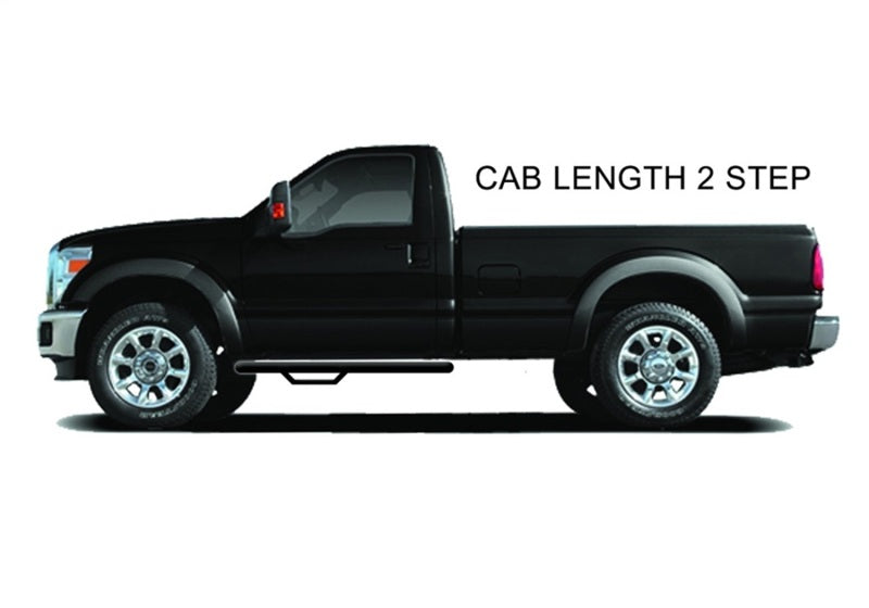 N-Fab Nerf Step 17-18 Ford F-250/F-350 Regular Cab - Tex. Black - Cab Length - 3in Secondary image