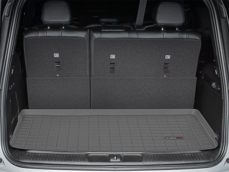WeatherTech 2022+ Jeep Wagoneer/Grand Wagoneer (Behind 3rd Row Seating) Cargo Liners - Grey Secondary image