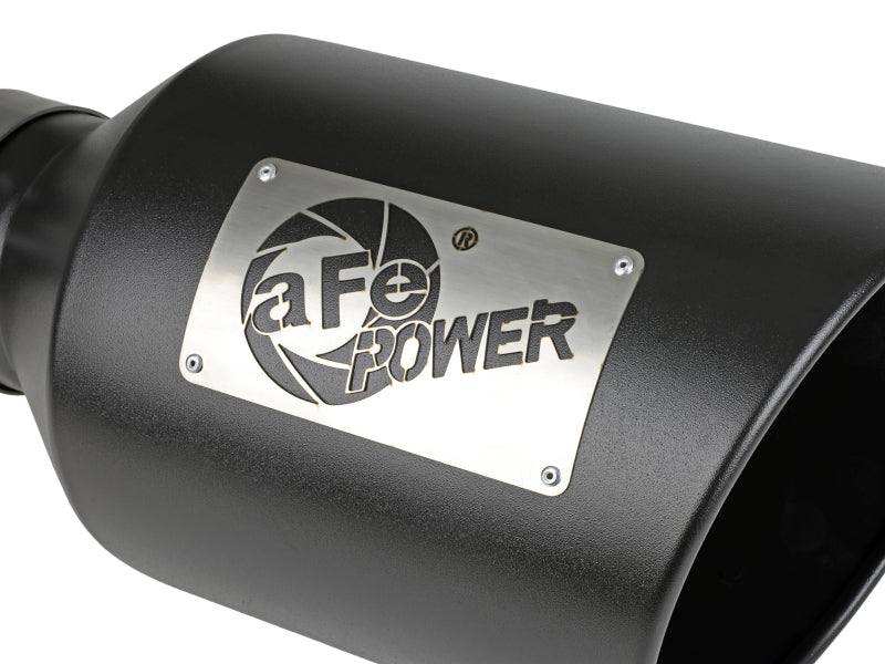 aFe Power MACH Force-Xp 409 Stainless Steel Clamp-on Exhaust Tip Black Secondary image