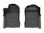 WeatherTech 2024 Ford Ranger Front FloorLiner HP - Black, high-performance truck accessories.