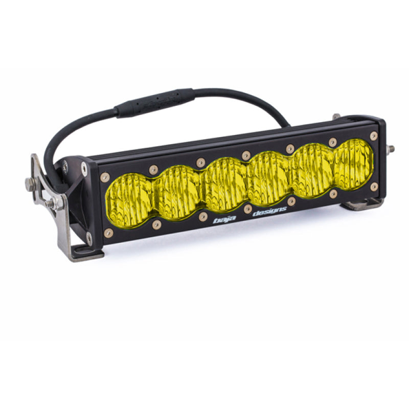 Baja Designs OnX6 Wide Driving 10in LED Light Bar - Amber for offroad lighting and electrical.