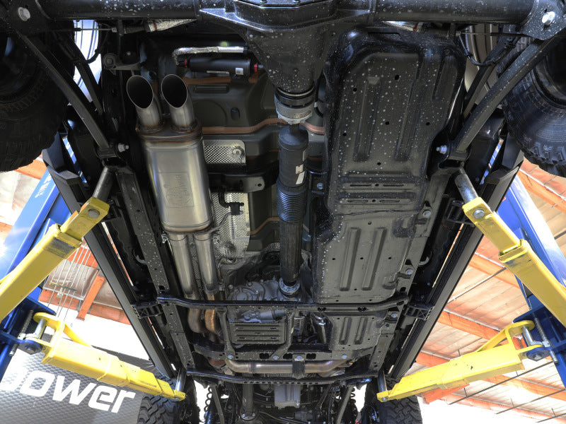 aFe 2021+ Jeep Wrangler JL (392 V8-6.4L) Rock Basher 3in. 304 Stainless Steel Cat-Back Exhaust Secondary image