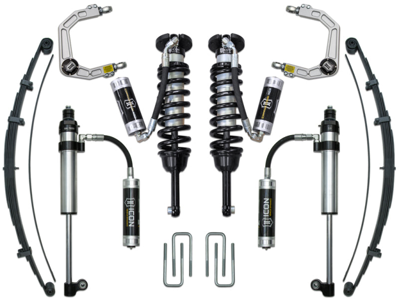 ICON 05-15 Toyota Tacoma 0-3.5in/16-17 Toyota Tacoma 0-2.75in Stage 8 Suspension System w/Billet Uca components