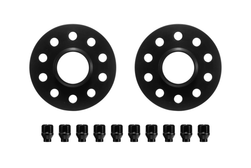 Eibach Pro-Spacer 10mm Spacer 5x114.3 Bolt Pattern / 64mm Hub - Black with wheel bolts