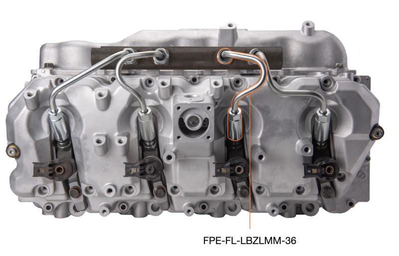 Fleece Performance 06-10 GM 2500/3500 Duramax LBZ/LMM High Pressure Injection Line (No. 3 & 6) Secondary image