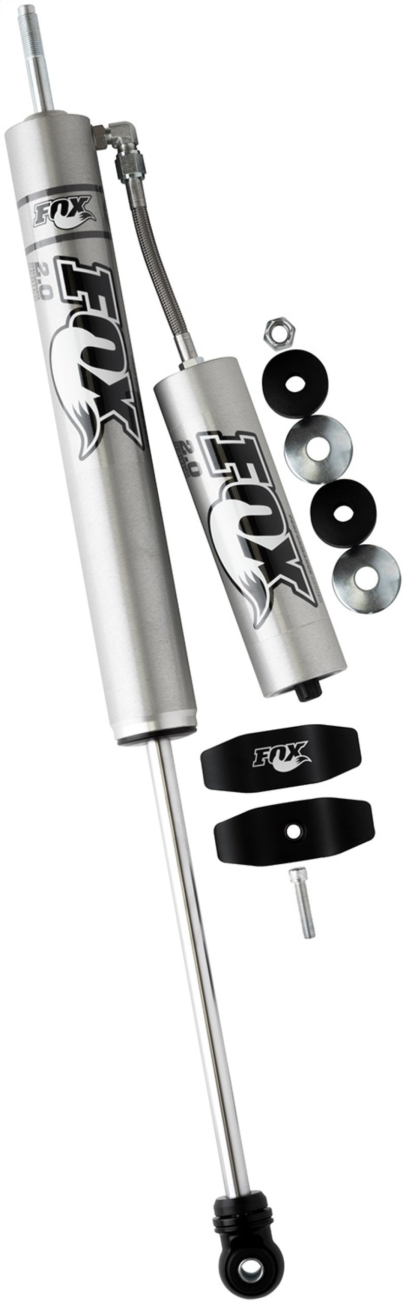 Fox 07+ Jeep JK 2.0 Performance Series 11.6in. Smooth Body Remote Res. Front Shock / 4-6in. Lift for offroad performance upgrades Main image