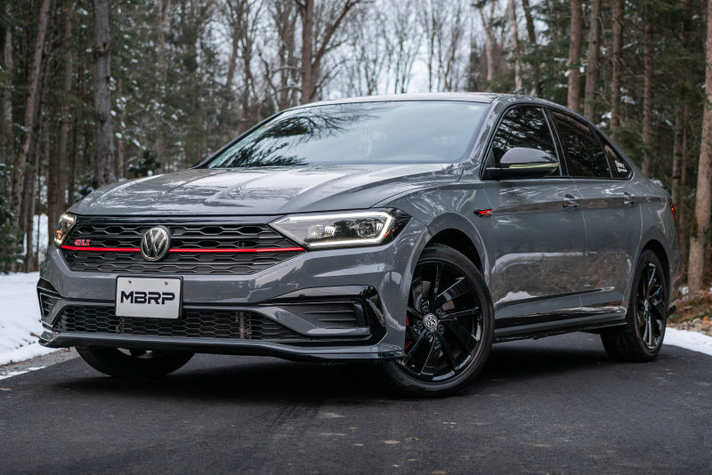 MBRP 19-21 VW Jetta GLI T304 SS 3in Cat-Back Dual Split Rear Exit Exhaust - Carbon Fiber Tips Secondary image