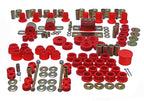 Energy Suspension 63-82 Chevrolet Corvette Red Hyper-flex Master Bushing Set for offroad performance upgrades
