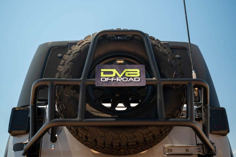 DV8 07-18 Jeep Wrangler JK Body Mounted Tire Carrier Secondary image