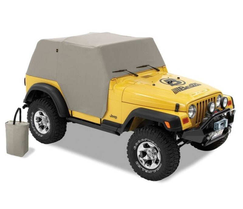 Bestop 97-06 Jeep Wrangler TJ Exc. Unlimited All Weather Trail Cover (Charcoal / Gray) Secondary image