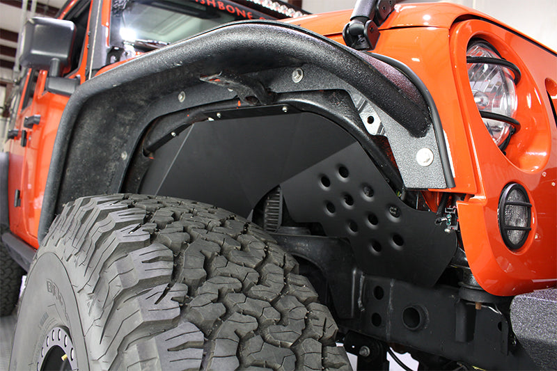 Fishbone Offroad 07-18 Jeep Wrangler JK Aluminum Front Inner Fenders Secondary image